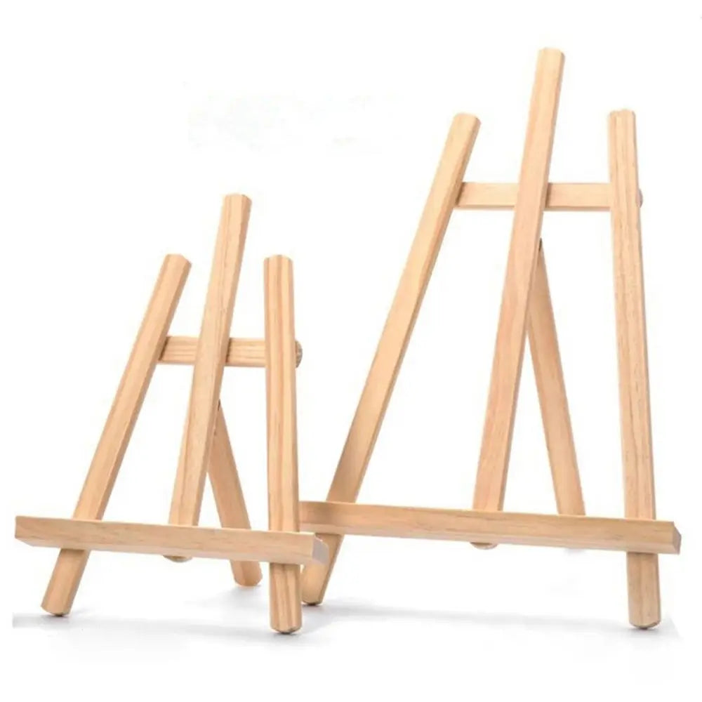 chevalet peinture dessin bois naturel table support planche étagère artisanale artiste tableau présentation