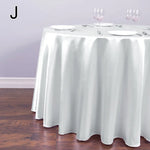 nappe table rouge noire bleu violet jaune beige blanche verte satinée moderne opaque réutilisable