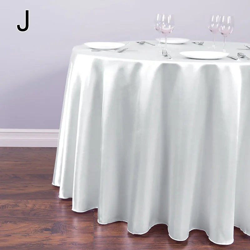 nappe table rouge noire bleu violet jaune beige blanche verte satinée moderne opaque réutilisable