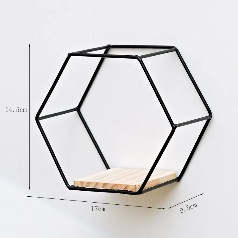 étagère murale hexagonale or moderne étagère murale noire métal étagère murale beige scandinave étagère