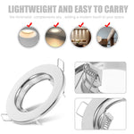 anneau fixation or clips argent moderne minimaliste lumière led encastrée fixe porte