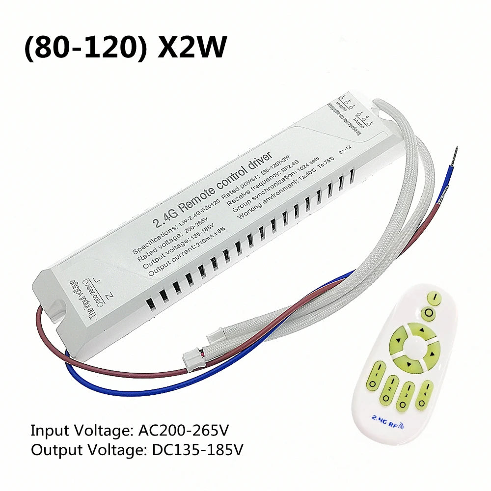contrôleur lumière télécommande 24g rf variateur couleur led blanc électronique câbles connexion qr code