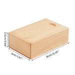 boîtes rangement bois bijoux rectangle traditionnel respectueux environnement gravure gratuite différentes essences bois