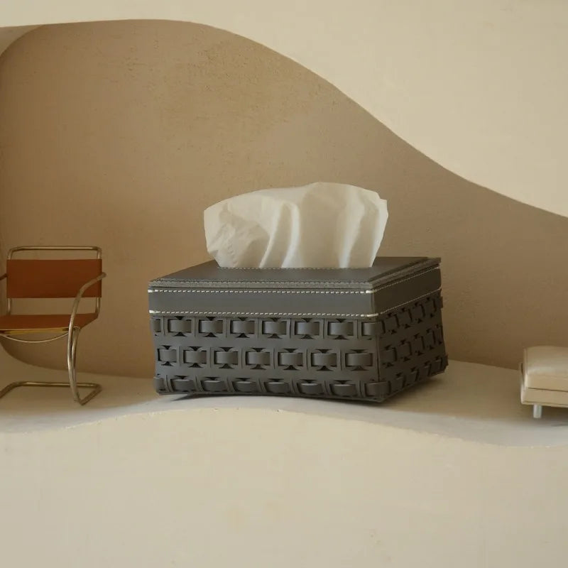 boîte mouchoirs cuir plateau aromathérapie pot céramique boule décoration vase plastique fruit artificiel moderne