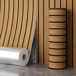 papier peint auto adhésif imitation bois moderne lignes verticales rouleau dimension 40cm 300cm