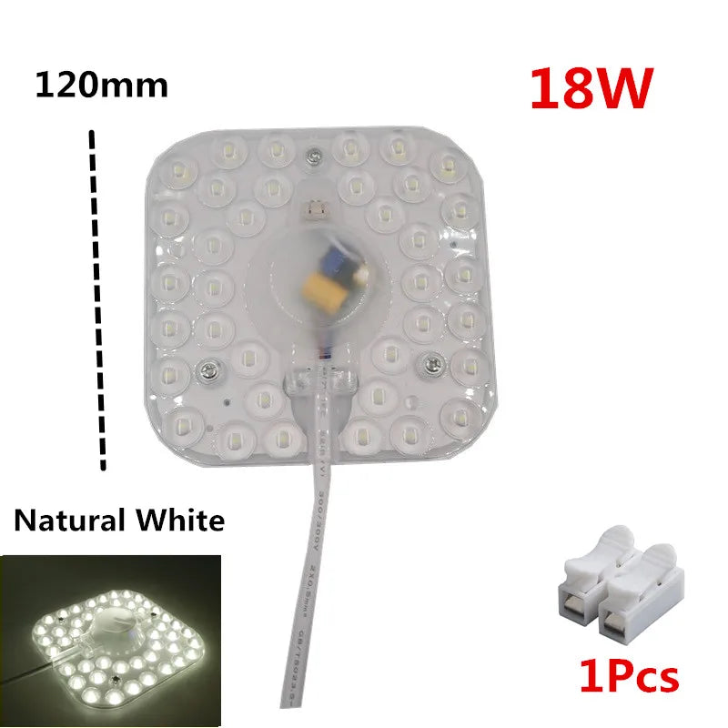 Module LED blanc 12W 18W 24W 36W naturel chaleureux moderne câble