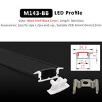 profil led noir blanc moderne 12v certification ul cem lvd rohs led ceiling profile