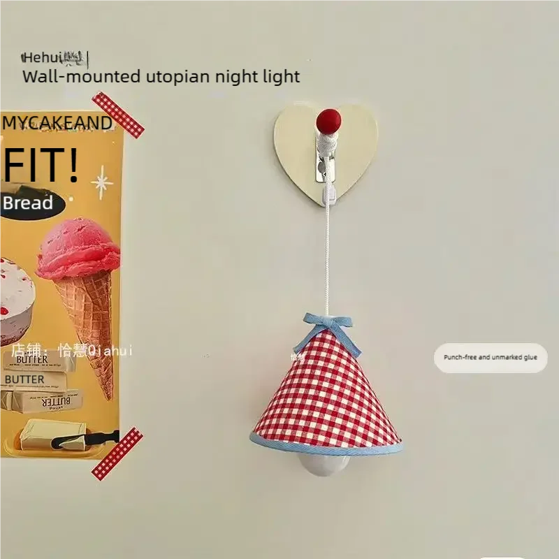 lampe nuit murale rouge blanche carreaux moderne LED rechargeable ABS certifications LVD FCC ROHS
