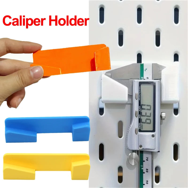support calibre orange pratique adhésif mural économie d’espace facile porte mur vernier caliper holder