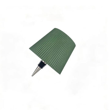 lampe table led plissée vert gris moderne rechargeable usb variable