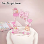 cadre photo transparent kpop coeurs papillons now playing angel puppy mignon rétro