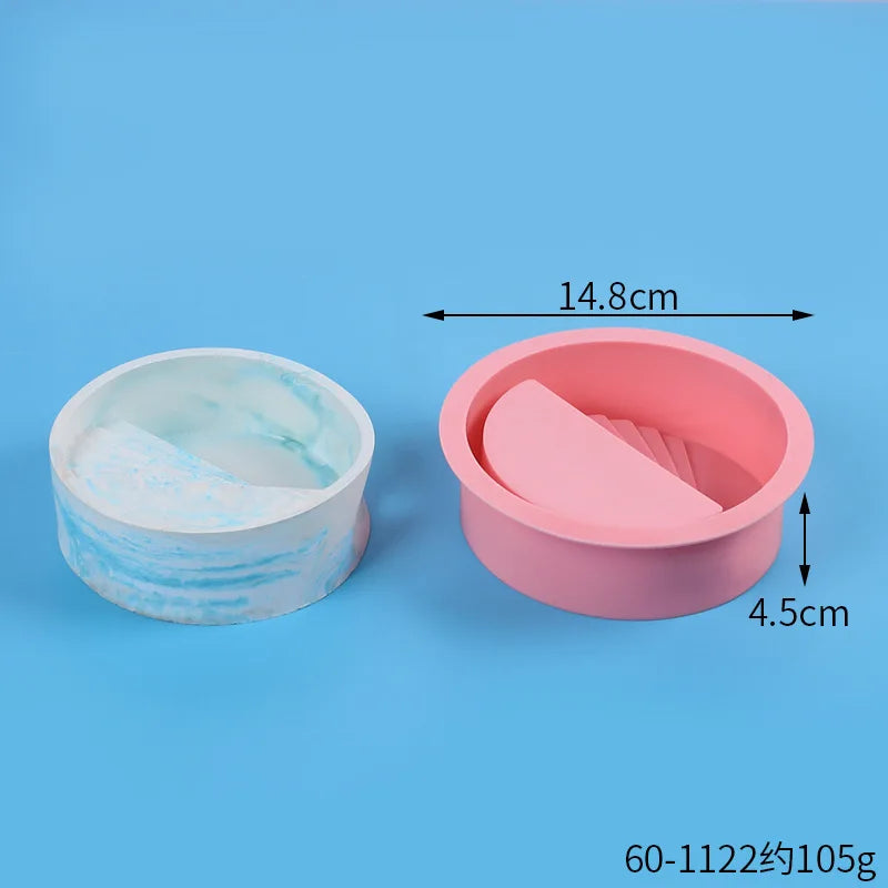 moules savon marbré géométrique moderne rose bleu blanc opaques variées formes