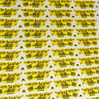 autocollant céramique motif floral traditionnel papier transfert cuisson basse température décoration poterie artisanale