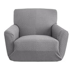 housses fauteuil vert clair tissu motifs geometriques anti debit adhésifs modernes polyester elastique salon