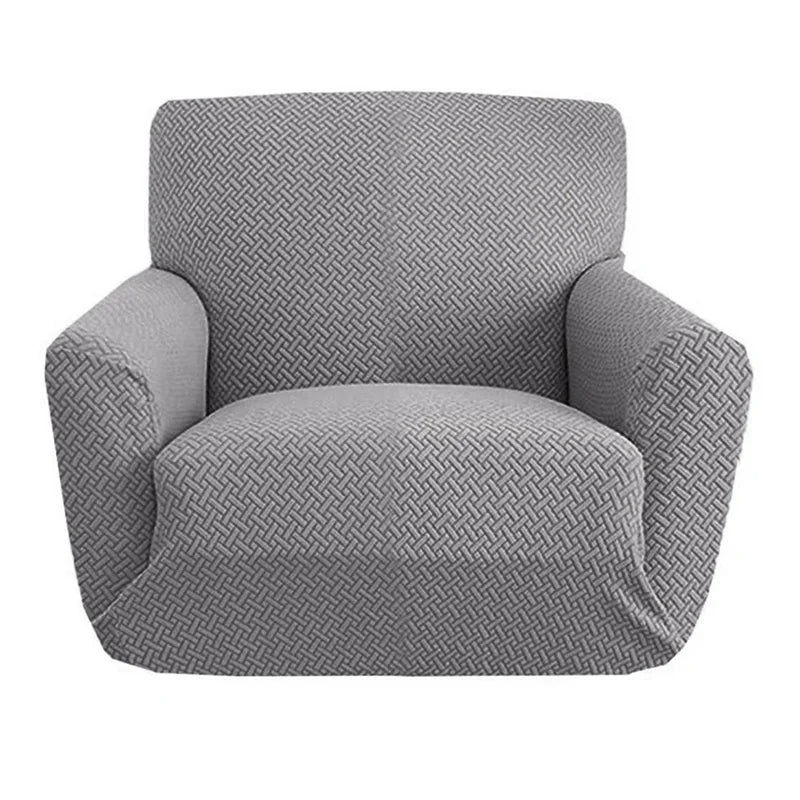 housses fauteuil vert clair tissu motifs geometriques anti debit adhésifs modernes polyester elastique salon