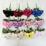 bouquet roses artificielles soie decoration intérieure moderne élégante anniversaire fiançailles graduation valentin