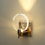 lampe murale moderne chrome doré blanches transparente éclairage chambre cuisine salle manger