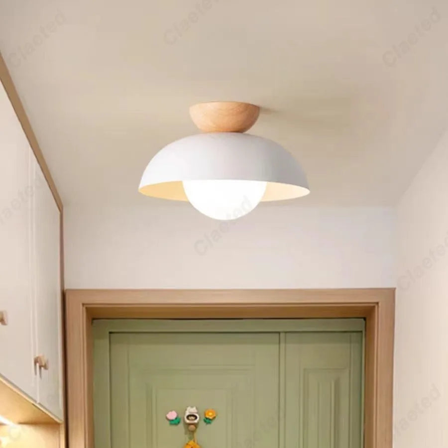 lustre moderne minimaliste suspension blanc noir éclairage salon restaurant chambre