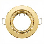 spots encastrables or surface lisse moderne autonome 70mm ouverture 90mm diamètre total led gu10