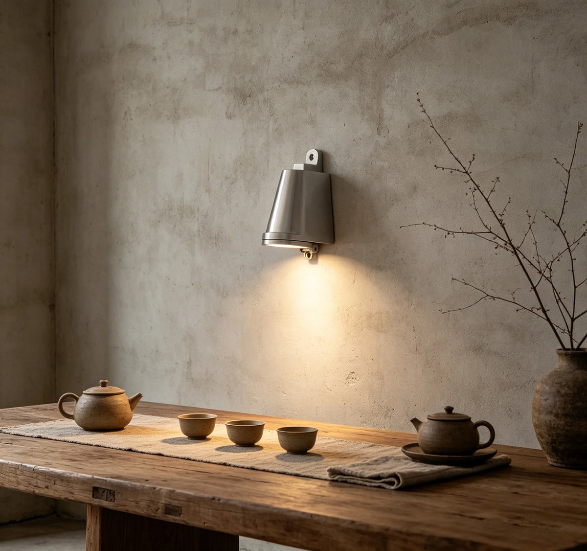 lampe murale led rétro or argent minimaliste extérieur hydrofuge certification ul ccc