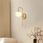 Applique murale LED avec prise en noir pour salon moderne