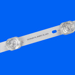 bande lumineuse led connecteur electrique blanc moderne télévision rétro éclairage fixations inclusées