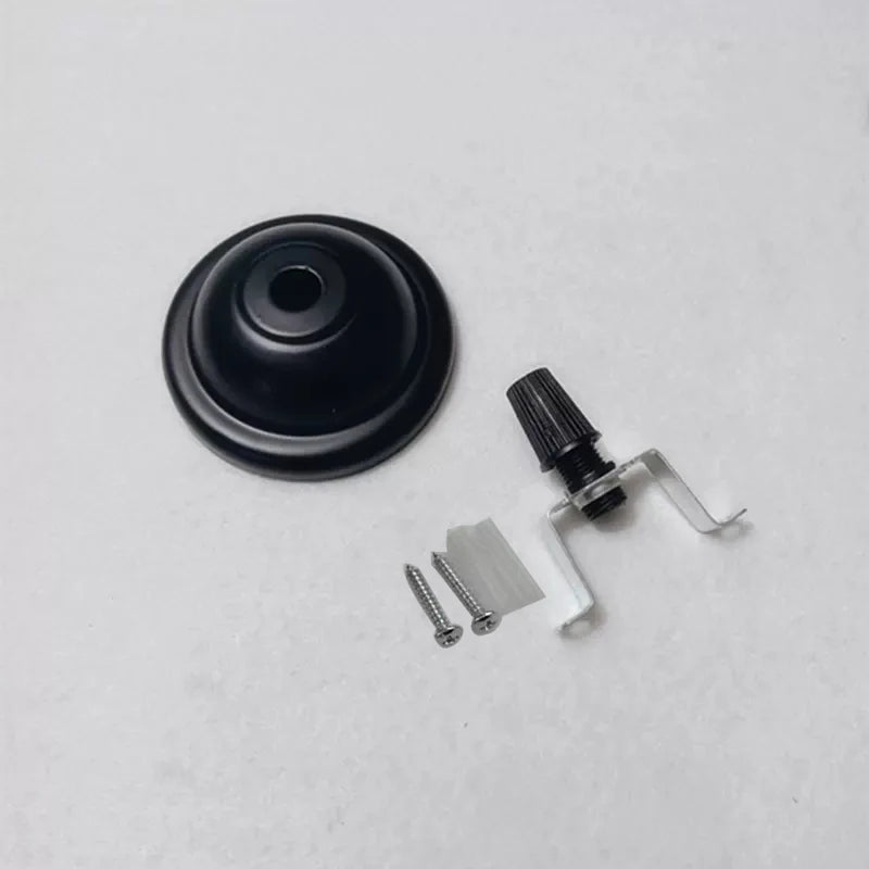 socquettes suspension or argent noir moderne vis plaque fixation inclusées