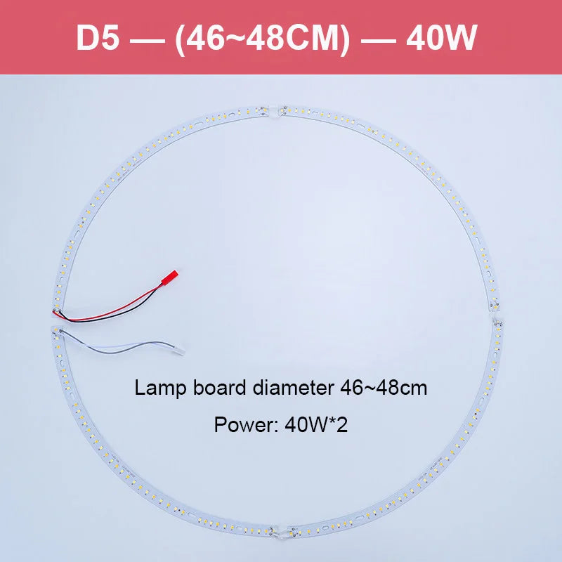 lampe led circulaire blanc moderne adhésive magnets connecteurs 45cm 30cm 41cm led haute puissance