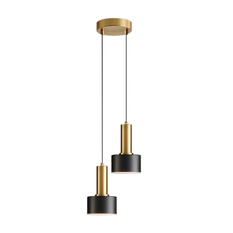 luminaire suspendu moderne multi lumières noir doré salon chambre minimalistetablebarre