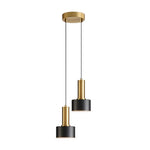 luminaire suspendu moderne multi lumières noir doré salon chambre minimalistetablebarre