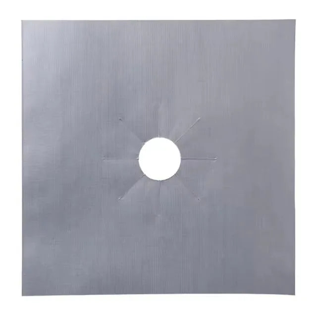 protège plaque cuisinière adhésif gris noir lisse moderne non stick réutilisable eco friendly