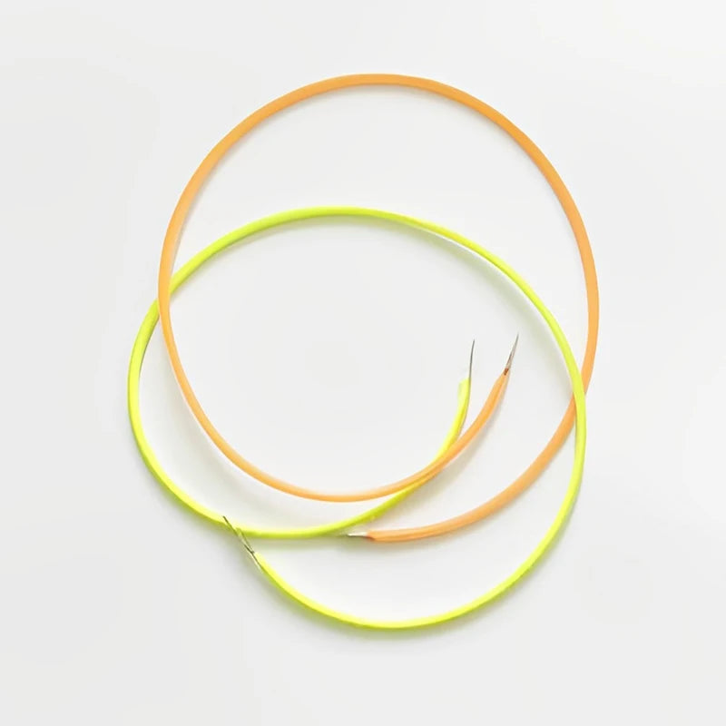 boucles d'oreilles vert fluo orange fluo doré modernes unicolores opaques