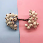 décoration noël guirlande artificielle boules rondes rouge bleu blanc marron naturel intérieur 40 pièces