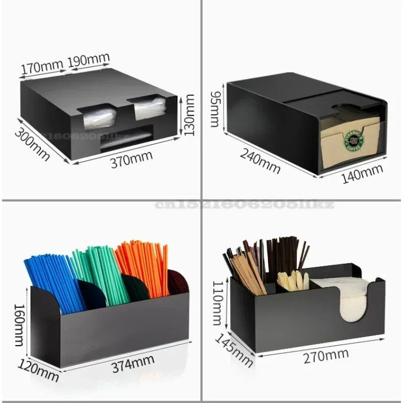 porte couverts moderne adhésifs noir rangement cuisine contemporain fixations visibles