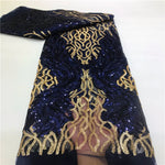 tissu dentelle sequins broderie élégant polyester coton mariage décoration voile