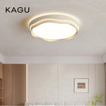plafonnier led moderne blanc beige rond ondulé mat intérieur minimaliste intensité variable toucher
