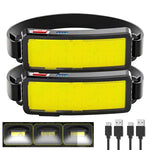 lampe torche frontale rechargeable led camping pêche extérieur noir moderne ceinture