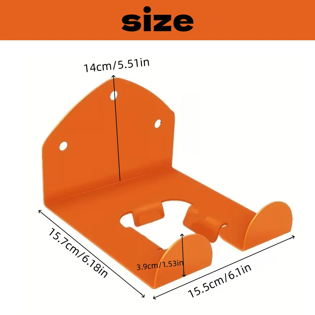 support mural outil jardin coupe bordures orange vif fixations vis inclusoutil électrique outils manuels