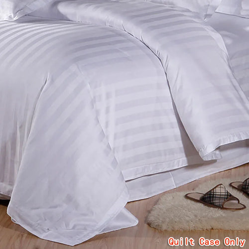 drap lit coton blanc rayures diagonales maison qualité brillance adultes santé