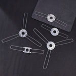 clips fixation argentés modernes abat jour lampes suspendues 13.3cm 11.8cm 10cm 14.5cm 11cm