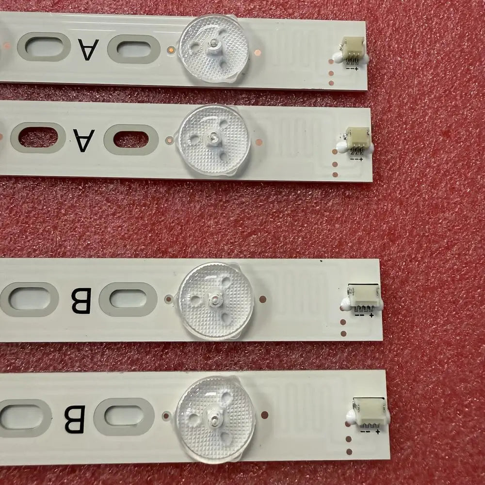 bandes led blanc perforations moderne éclairage aluminium sans cable fixations autres