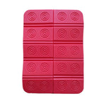 tapis pliable rouge bleu moderne ronds concentriques sol enfant famille chambre