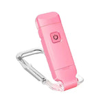 lampe lecture pliable rechargeable blanc noir rose bleu moderne compact anneau métallique lumière led