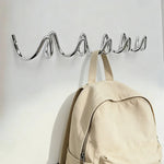 porte sacs mural moderne argent vert gris beige noir blanc uni