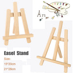 chevalet peinture bois minimaliste support tableau exposition stand étagère dessin simple présentoir