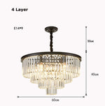 lustre moderne élégant doré transparent prismes géométriques câble led chambre salle mangerhôtel