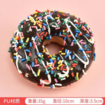 donuts artificiels réalistes orange vert noir blanc jaune multicolores occasion fête anniversaire noël mariage