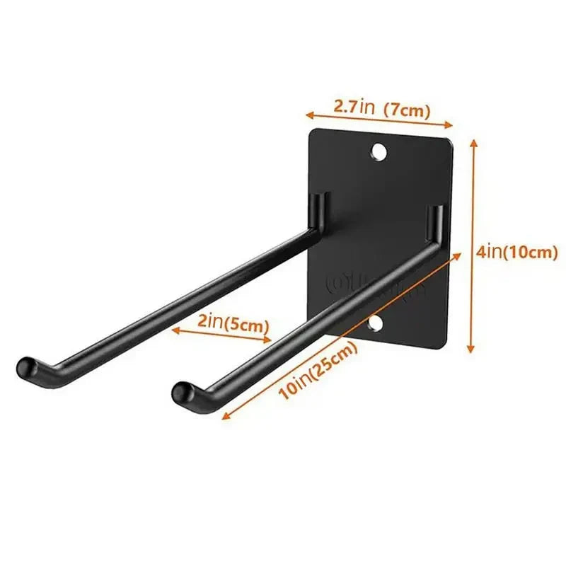 organisateur mural noir porte outils support jardin pliables outils atelier garde corps fixations industriels