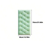 panneaux protection murale adhésifs tuiles relief moderne rose vert jaune blanc bleu marron chambre