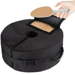 sacs lest parasol noir sable utilitaire tissu texturé pelle inclusextérieur